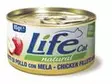 LifeCat Kana & Omena 85g - Life märkäruoat - 8034105422933 - 1