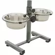Trixie 2x2,8l ruokabaari 50cm - Koiran jalustalliset ruokakupit - 4011905249223 - 1