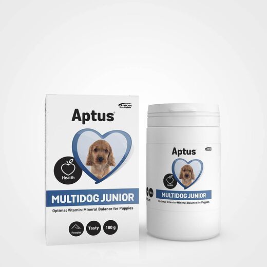 Aptus Multidog Junior 180 g - Koiran vitamiinit ja lisäravinteet - 6432100026873 - 1
