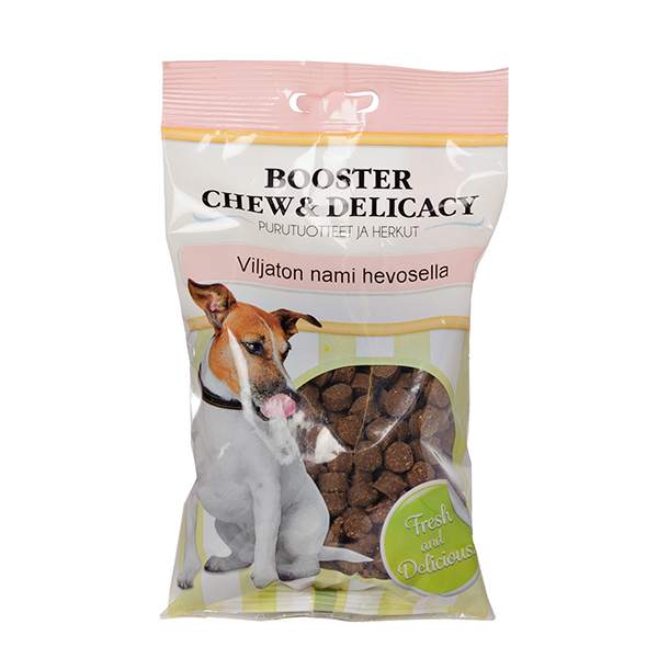 Booster viljaton hevosnami 200g - Koiran makupalat ja herkut - 6438411004333 - 1