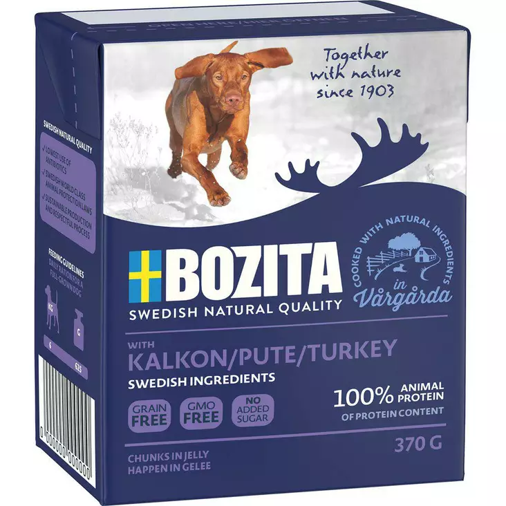 Bozita Dog Kalkkuna Hyytelössä 370g - Muut märkäruokamerkit - 7300330042613 - 1