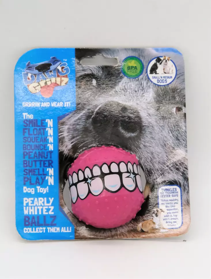 Dawg Grillz Pearly Whitez Ballz 6x6,5cm - Koiran pallot - 628451884033 - 1