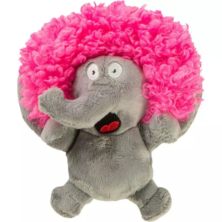 GoDog Koiran yliääni pehmolelu norsu - Koiran tekstiililelut - 786306585273 - 1