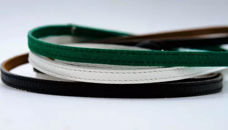 Kesomaa Mokkatalutin 10mm - Koiran nahkataluttimet - 6430020130083 - 1