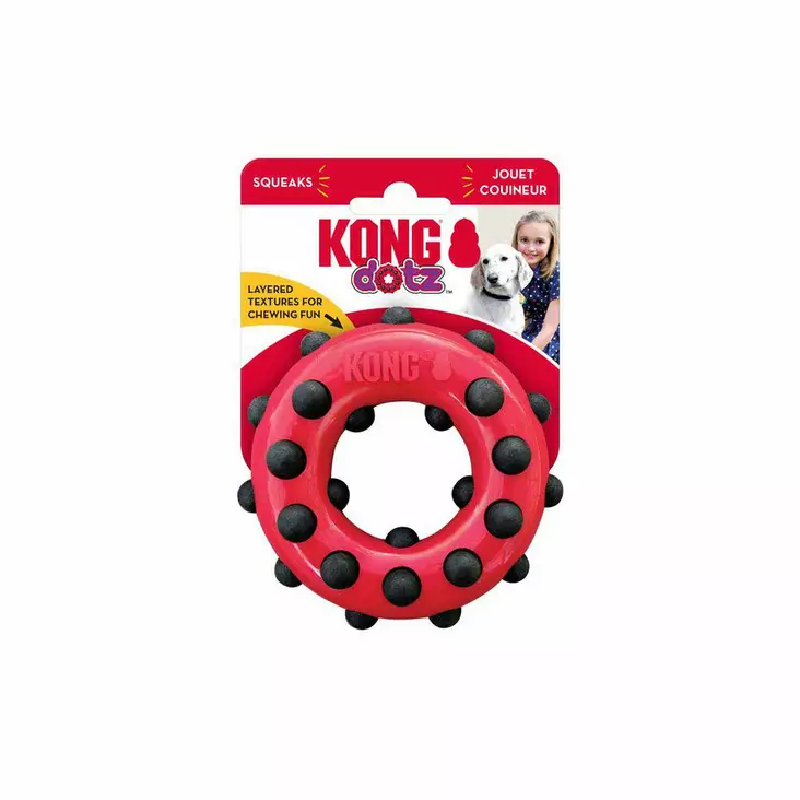 Kong Dotz Circle - Koiran lateksi- ja muovilelut - 035585401003 - 1