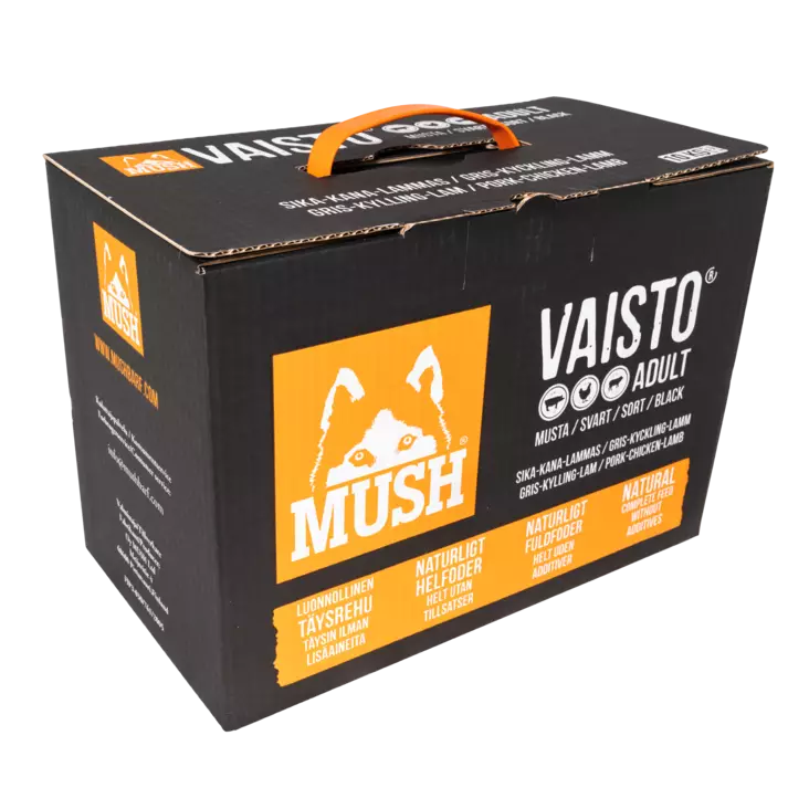 MUSH Vaisto Musta 10kg - Mush pakasteruoat - 6430023293303 - 1