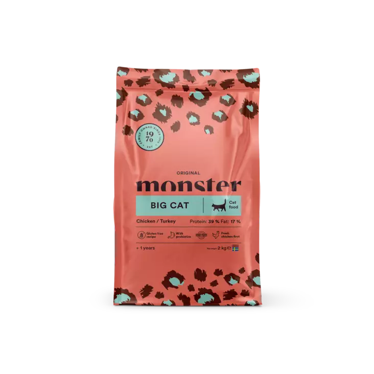 Monster Big Cat chicken and turkey - Monster kuivaruoat - 7350040125533 - 1