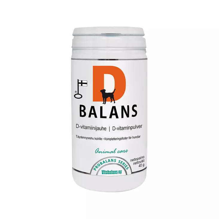Probalans D-Balans 40g - Koiran vitamiinit ja lisäravinteet - 6410530012123 - 2