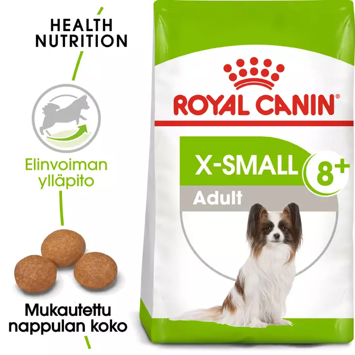 RC X-Small Adult +8 1,5 kg - Royal Canin kuivaruoat - 3182550793803 - 1