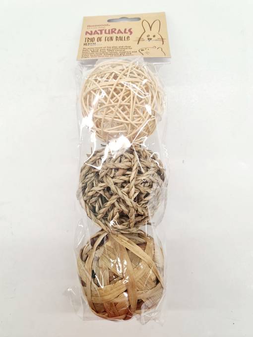 Rosewood ruohopallo 3 kpl - Jyrsijän ja kanin aktivointi - 5025659194783 - 1