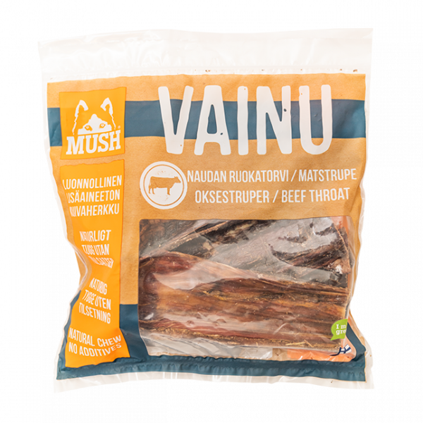 Vainu Naudan ruokatorvi 220g - Koiran makupalat ja herkut - 6430023294713 - 1