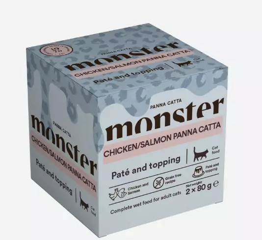 Monster Cat Panna catta 2x 80g - Monster märkäruoat - 7350040130353 - 1