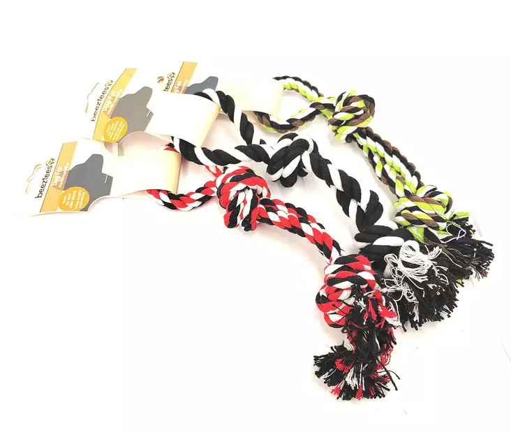 BZ Köysilelu Kahvalla M 37cm - Koiran tekstiililelut - 8712695194873 - 1