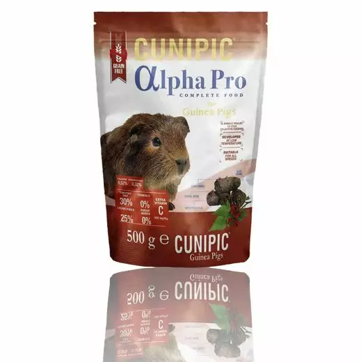 Cunipic Alpha Pro for guinea pigs 500g - Kanien ja jyrsijöiden pelletit - 8437013149563 - 1