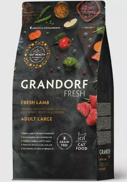 Grandorf fresh adult large cat lamb - Grandorf kuivaruoat - 5407007852703 - 1