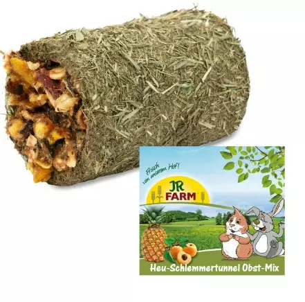 JR Farm heinäherkkutunneli hdedelmillä - Muut jyrsijän ja kani  herkut - 4024344107863 - 1