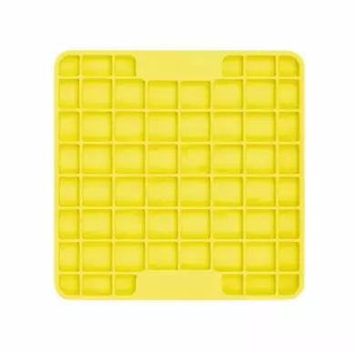Lickimat mini Playdate 15x15 keltaine - Nuolumatot ja ahmimisenesto - 9349785006663 - 1