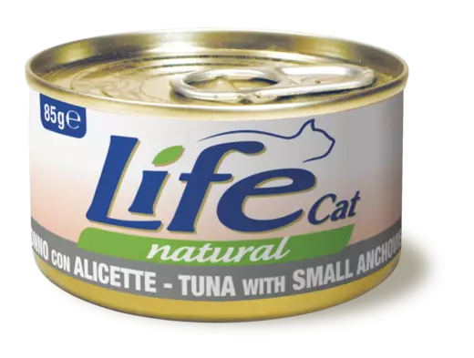 LifeCat Tonnikala&Anjovis 85g - Life märkäruoat - 8034105422513 - 1