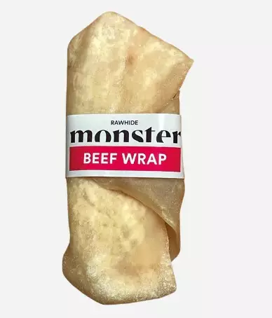 Monster Rawhide Beef Wrap L - Koiran puruluut - 7350040127643 - 1