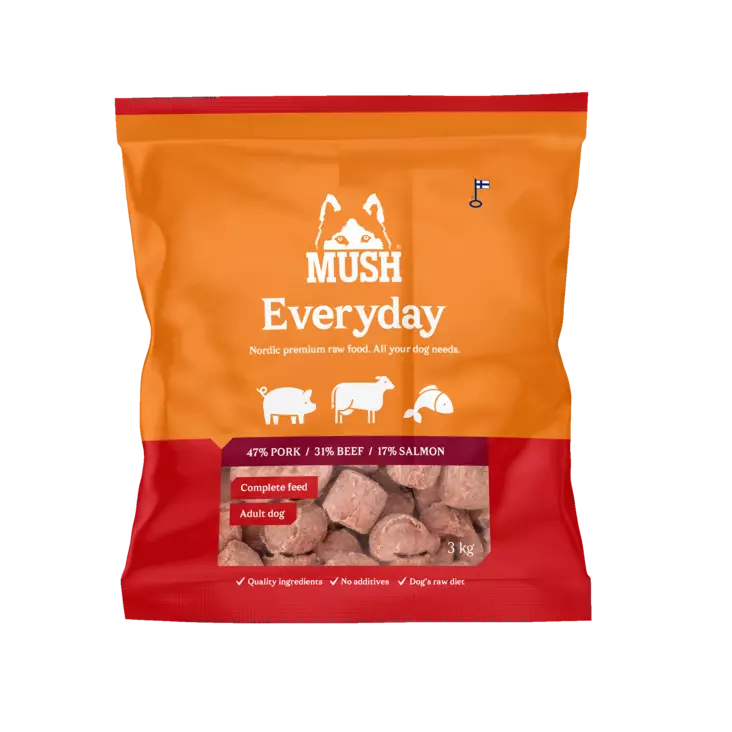 Mush Everyday red 3kg - Mush pakasteruoat - 6430023293273 - 2