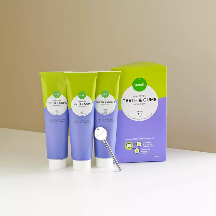Nutrolin Teeth&Gums paste 3x 200g - Koiran nivelten hyvinvointi - 6430032290683 - 1
