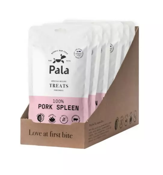 Pala pork spleen - Koiran kuivatut lihaherkut - 4745010262623 - 1