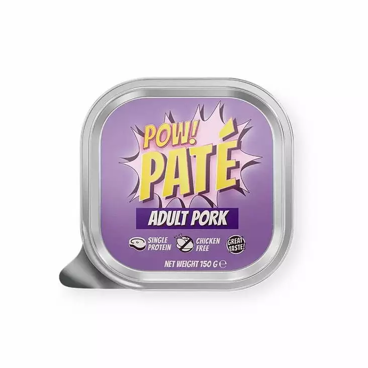 POW! Dog Adult Possu Paté 150 g - Muut märkäruokamerkit - 7350040128763 - 1