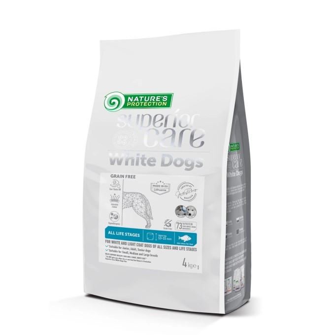 SC GF White Vaalea kala Adult All - Nature's Protection kuivaruoat - 4771317475923 - 1