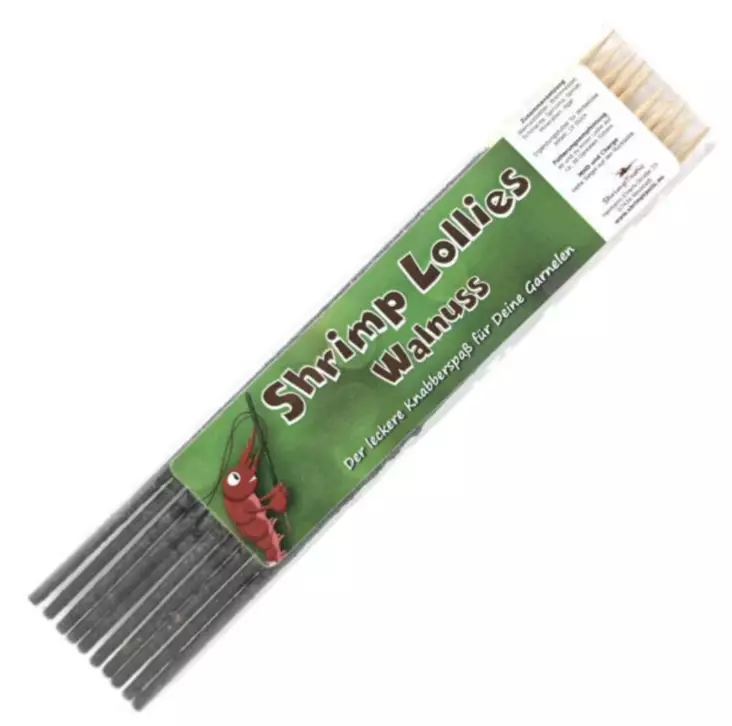 Shrimp Lollies Walnut 10kpl - Sukarapujen ruoat - 4262460160083 - 1