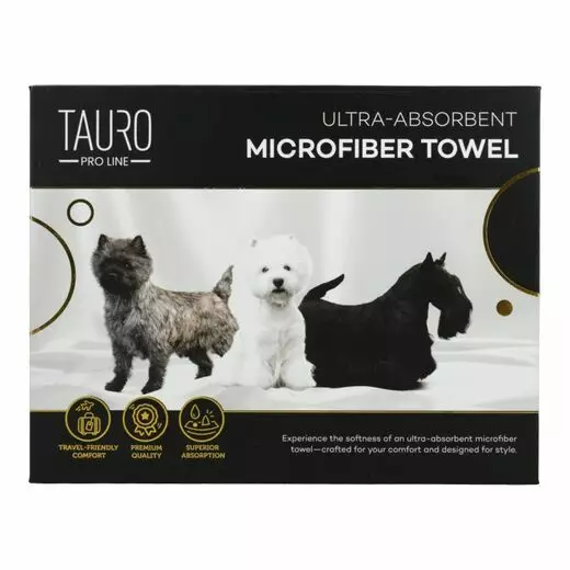 TPL Mikrokuitupyyhe, 3 terrieriä - Koiran trimmaus - 4778006704043 - 1