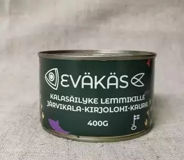 Eväkäs kalasäilyke lemmikille 400g - Koiran kuivatut lihaherkut - 6418142002204 - 2