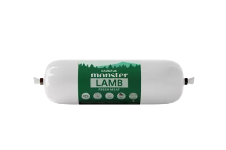 Monster Dog Sausage Lamb 400g - Monster märkäruoat - 7350040128954 - 1
