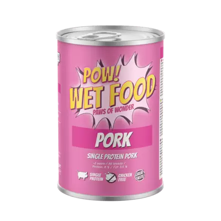 POW! Dog Adult Possu 400g - Muut märkäruokamerkit - 7350040130674 - 1