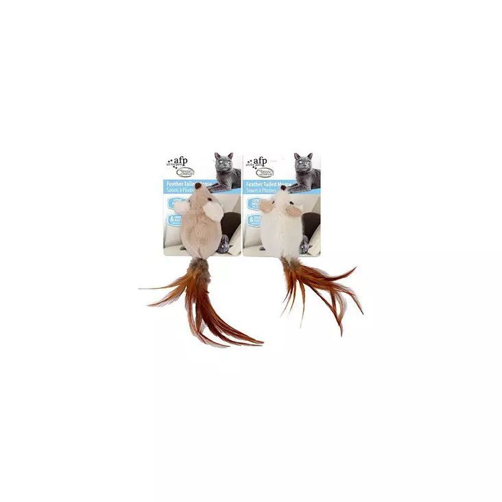 AFP hiiri sulkahäntä - Kissan hiirilelut - 847922023744 - 1