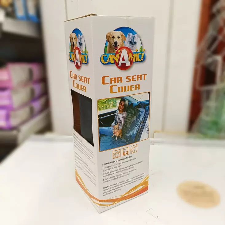 Auton takapenkin suojus 106 x 127cm - Koiran autoilu - 8023222021174 - 1