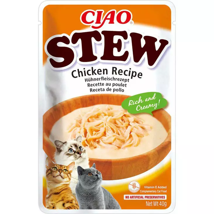 Ciao Stew Kana 40g - Kissan muut märkäruoat - 4262365738424 - 1