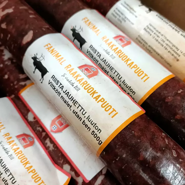 Fanimal Riista jauheliha 500g - Fanimal pakasteruoat - 009300544 - 2