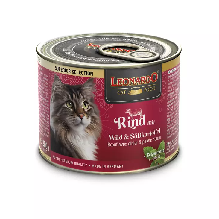 Leonardo Nauta&Riista bataatilla 200g - Leonardo märkäruoat - 4002633755544 - 1