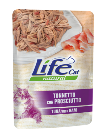 LifeCat Kana & kanankoipi (kinkku) 70g - Life märkäruoat - 8034105423794 - 1