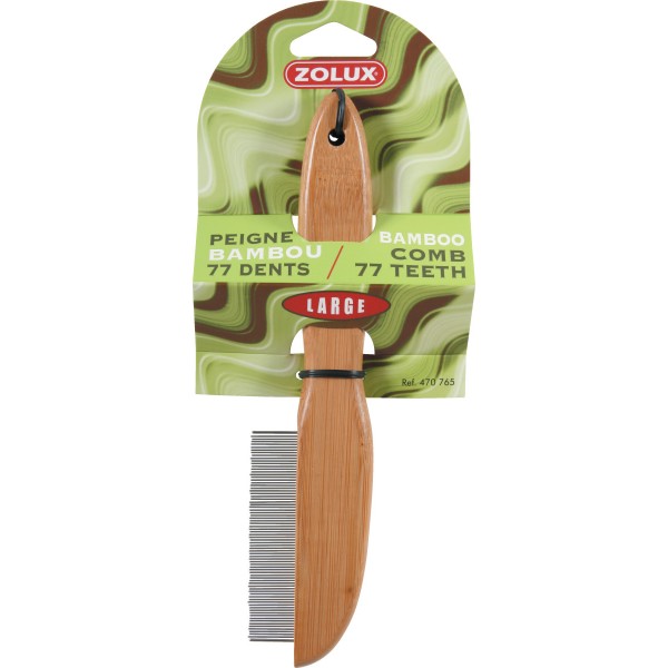Zolux Bambu kampa 77 piikkiä L - Koiran harjat - 3336024707654 - 1
