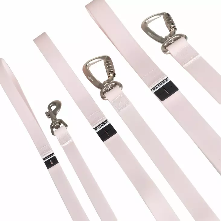 PAIKKA Glow Leash Pale Pink - Biothane taluttimet - 6430076467164 - 1