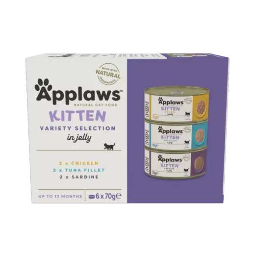 Applaws Lajitelma Kitten 6x70g purkki - Applaws märkäruoat - 5060122496544 - 1