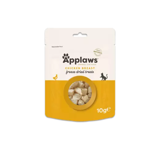 Applaws Pakastekuivattu kananrinta 10g - Kissan täyslihaherkut - 5060708563134 - 1