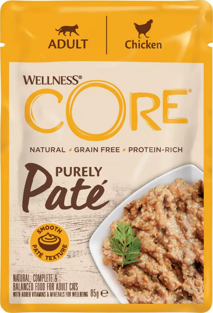 CORE cat purely pate kana 85g - Core märkäruuat - 076344108474 - 1