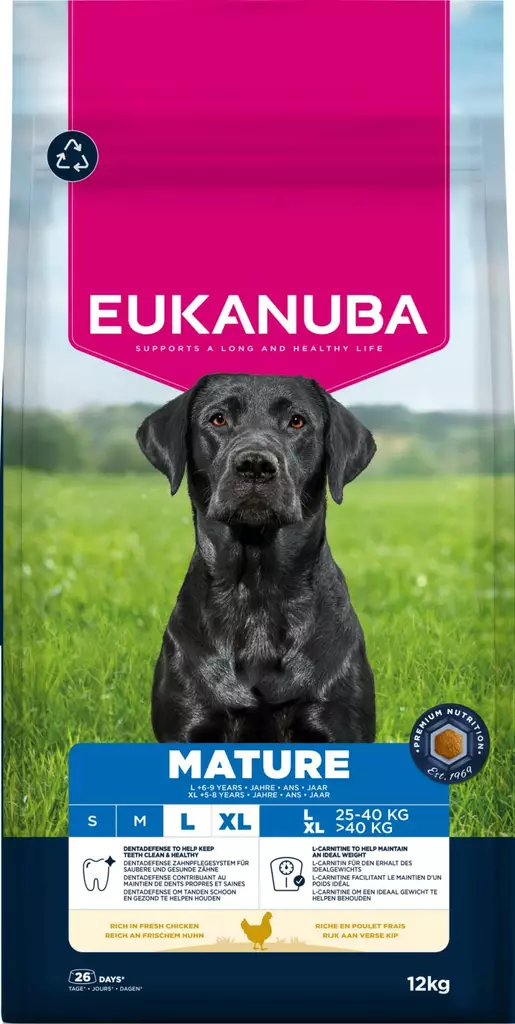 Eukanuba Mature Large 12kg - Eukanuba kuivaruoat - 3973874576964 - 2
