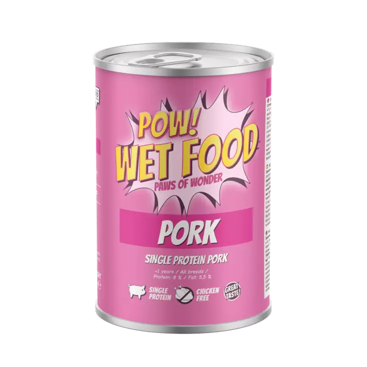 POW! Dog Adult Possu 400g - Muut märkäruokamerkit - 7350040130674 - 1