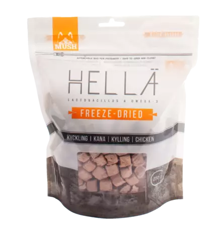 Mush Hellä pakastekuivattu kana 250g - Pakastekuivatut ruoat - 7350086573015 - 1