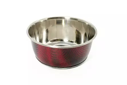 Teräskuppi Red Cubic, liukueste 1,9l - Koiran ruokakupit - 5021689182905 - 1