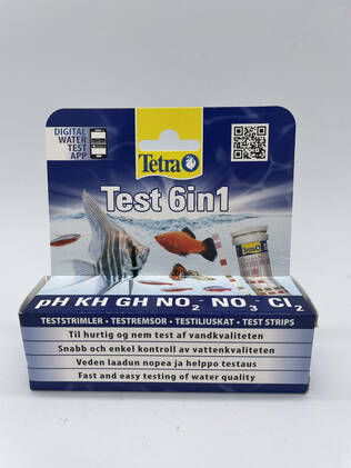 Tetra test 6in1 vesitesti 10kpl - Akvaarion vesitestit - 4004218283725 - 1