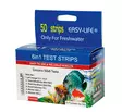 Easy Life 6in1 testiliuskat 50 kpl - Akvaarion vesitestit - 8718347330095 - 2